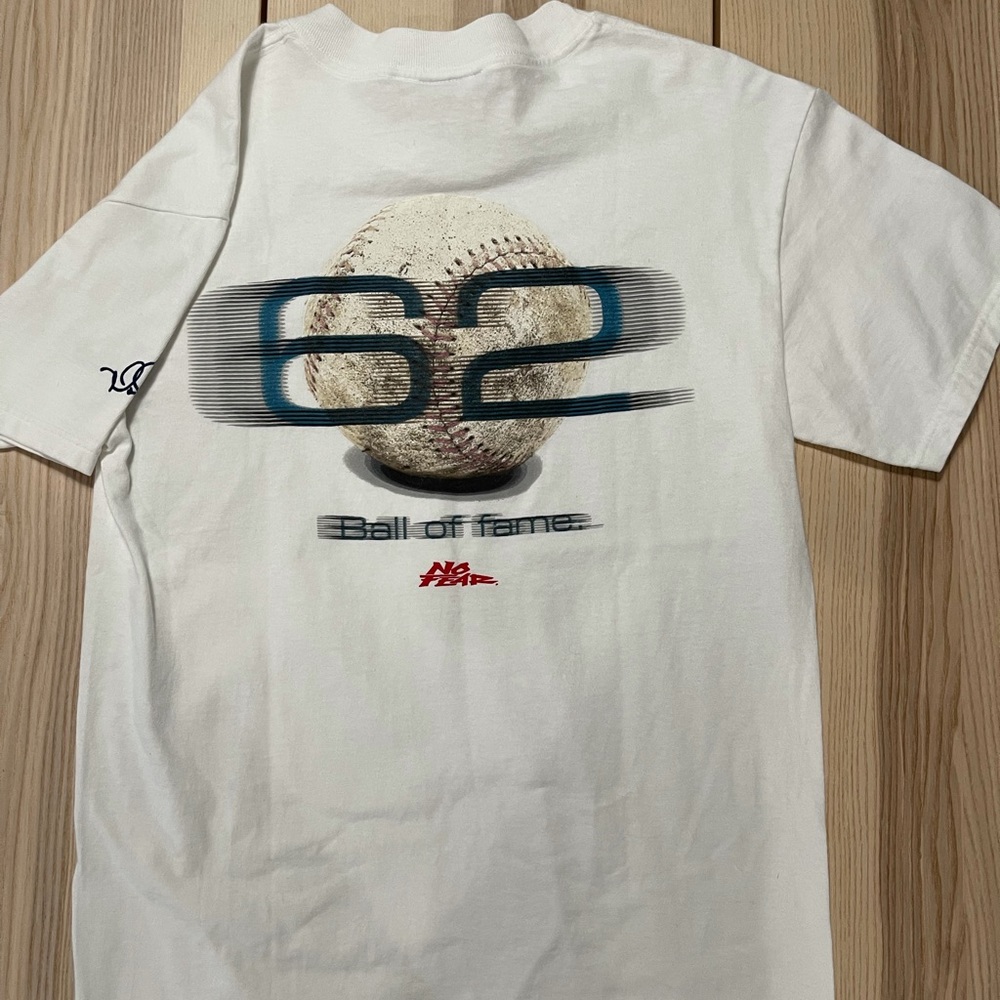Vintage No Fear Mark McGwire Home Run Record Shirt‎
